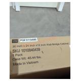 30" x 24" x 12" Green Wall Bridge Cabinet