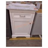 HDC Windlowe 24 in. Single Sink White Bath Vanity