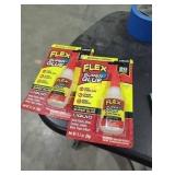 2 bottles of flex super glue