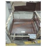 Safavieh Chair Leather/Suede Cognac/Black