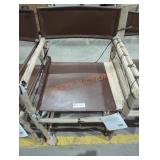 Safavieh Chair Leather/Suede Cognac/Black