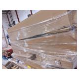 Skid Lot Pantry Cabinets 18"x90", Jeld Wen 48"