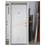 Jeld Wen Primed Steel 6 Panel Door 32" x 80"