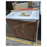 30"W x 19"D x 35"H Sink Vanity