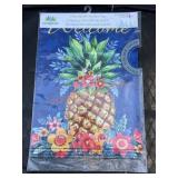 Welcome Pineapple Garden Flag Welcome Pineapple Garden Flag