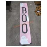 BOO Ghost Halloween Sign