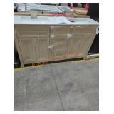 HDC Beaufort Vanity Wood Look w/ White Top