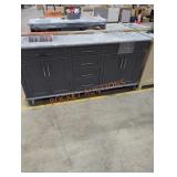 HDC Sonoma 72" Double Vanity Dark Charcoal
