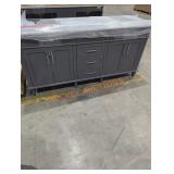 HDC Sonoma 72" Double Vanity Dark Charcoal