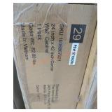 24" x 42" White Corner Wall Cabinet