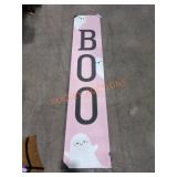 BOO Ghost Halloween Sign