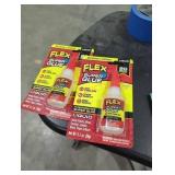 2 bottles of flex super glue