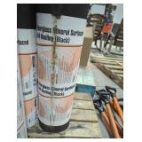 1 roll of roll roofing black