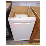 18"W x 25"D x 35"H Trash Can Cabinet DAMAGED