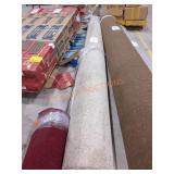 Roll of Carpet Tan, Unknown Amount