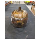 Glass Pumpkin Jar Glass Pumpkin Jar