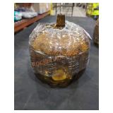 Glass Pumpkin Jar Glass Pumpkin Jar