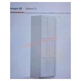 Skid 30"W x 24"D x 96" H Floor Wall Pantry Cabinet