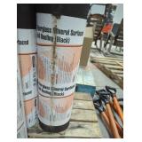 1 roll of roll roofing black