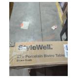 StyleWell 27" Porcelain Bistro Table
