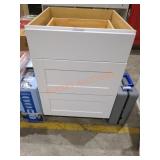 24"x 24" x 34.5" Kitchen Base Cabinet of Drawers
