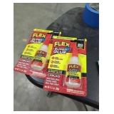 2 bottles of flex super glue