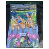 Bunnies Garden Flag Bunnies Garden Flag