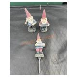 Garden Gnomes And Lighted Mushroom Garden Gnomes And Lighted Mushroom