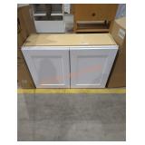 White Wall Cabinet 36" x 13" x 23.5"