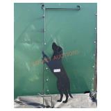Metal Labrador Dog Flag Holder Metal Labrador Dog Flag Holder
