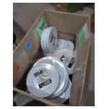 Box lot of plastic plates Box lot of plastic plates