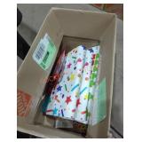Box lot gift bags and craft supplies Box lot gift bags and craft supplies