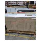 60"W x 19"D x 36"H Double Sink Vanity