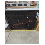 Beaufort 24" Black Vanity w/ White Top