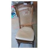 Woven Wood Rocking Chair