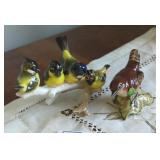 Two Bird Figurines