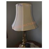 Pair of Gold Tone Table Lamps