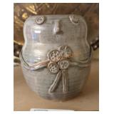 Hand made pottery vase