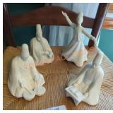 Vintage Turkish Dervish Sufi Figurines