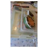 misc. storage containers lot
