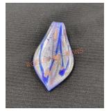 Artist made glass pendent