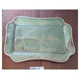 Handmade Ginko Biloba Pottery Tray