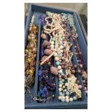 Costume jewelry necklace lot
