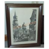 La Rue Saint-Paul Framed Print