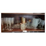 Clear Glass Shelf Lot