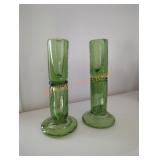 hand  blown glass vase