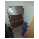 misc. folding chair lot