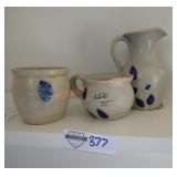 hand made pottery lot