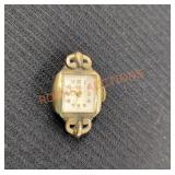 Orloff 17 jewel 10k rolled gold plate watch face(