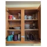 Misc Dishware Cabinet Lot
